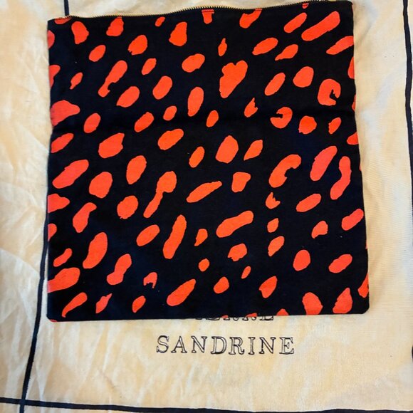 Stylish Black and Red Clutch - Picture 2 of 4